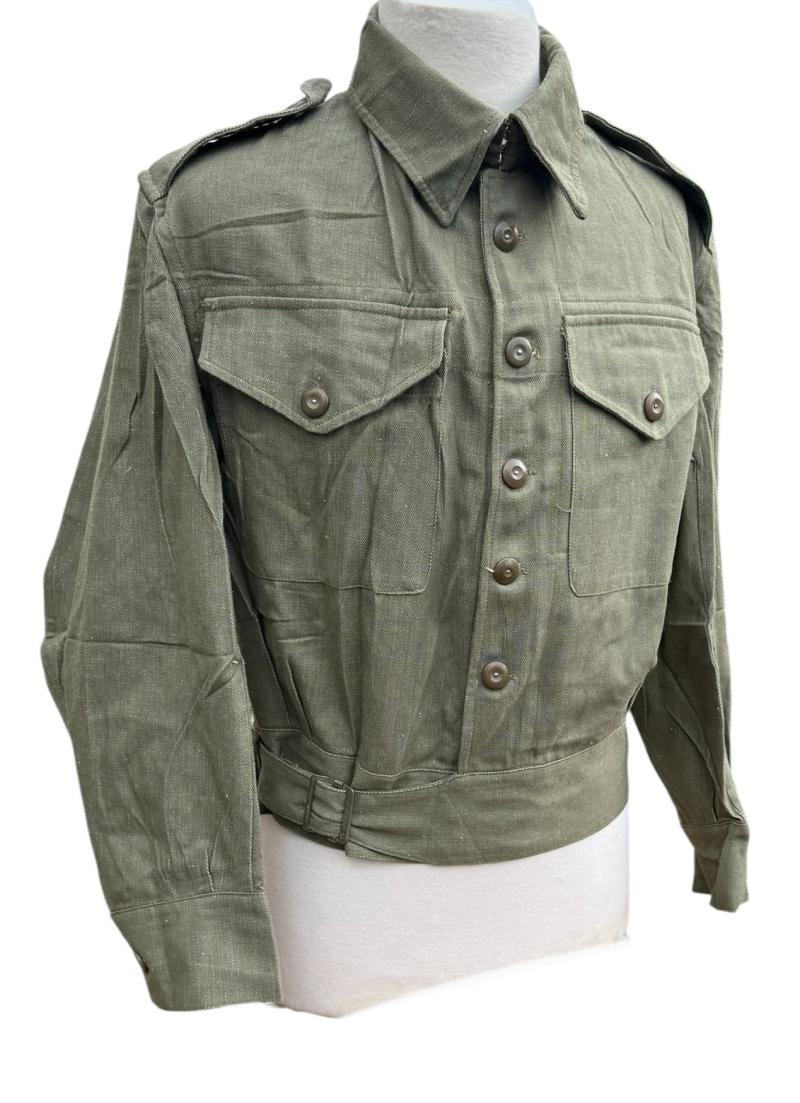 British WW2 Denim Battle Dress tunic