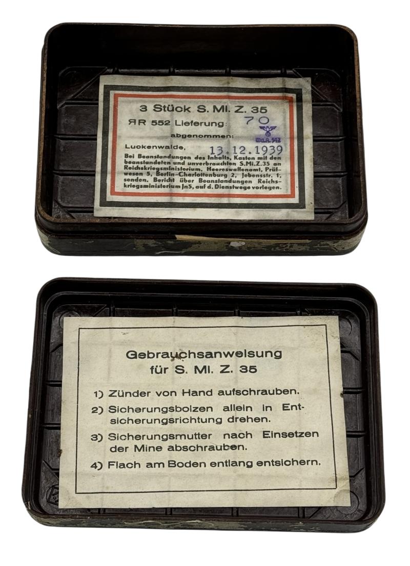 Wehrmacht Bakelite S Mine 35 Fuze Box