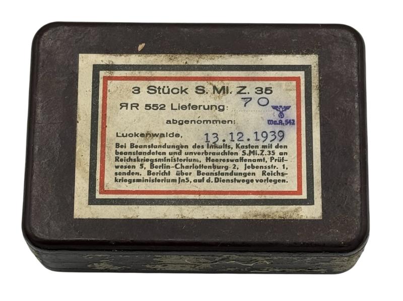 Wehrmacht Bakelite S Mine 35 Fuze Box