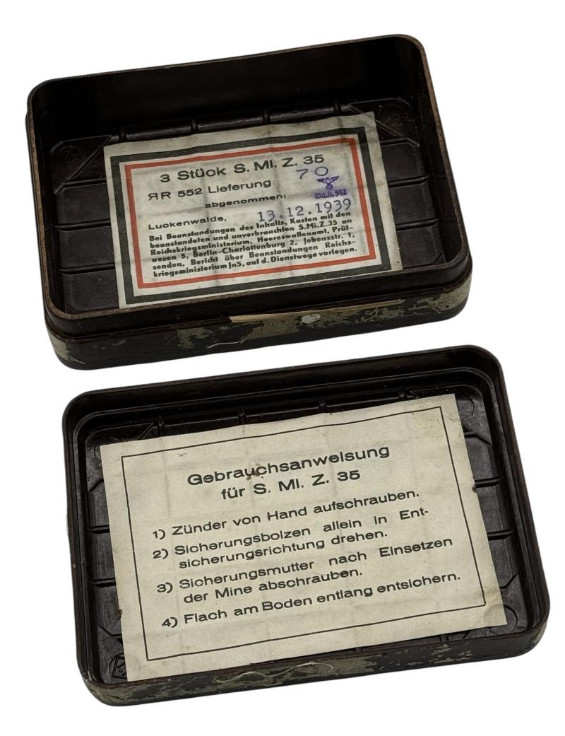Wehrmacht Bakelite S Mine 35 Fuze Box