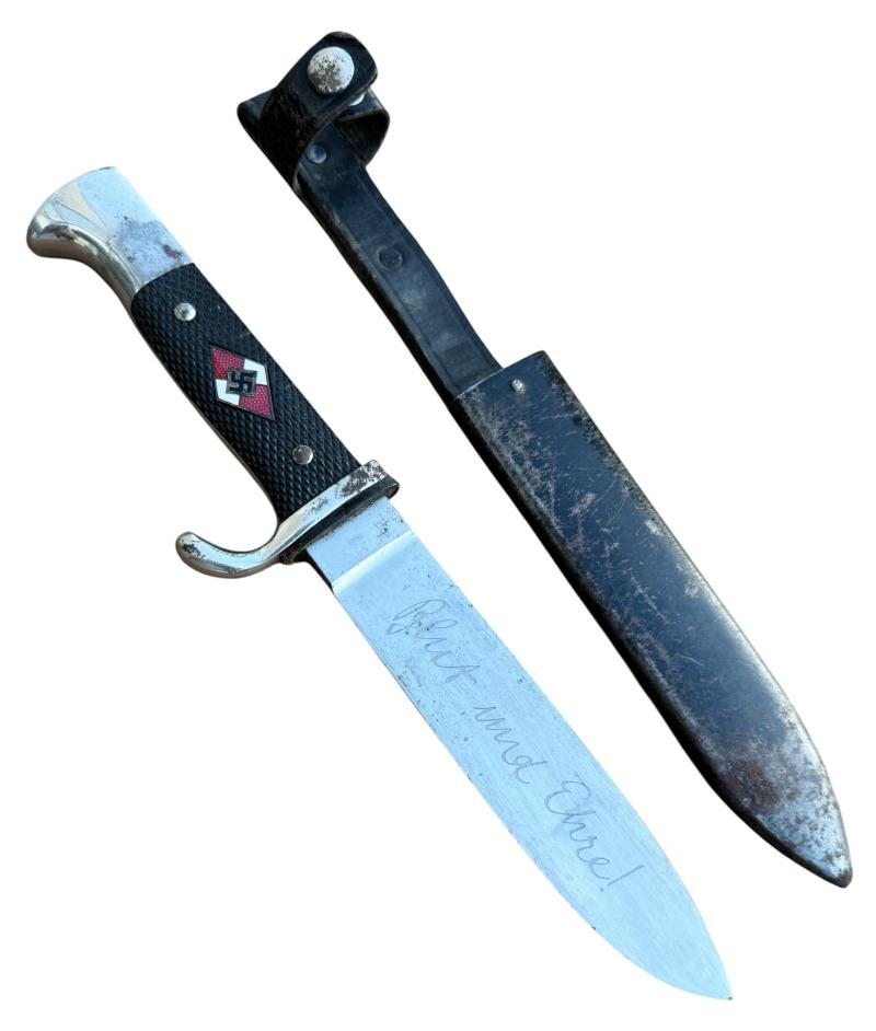 Hitler-Jugend Dagger with Motto