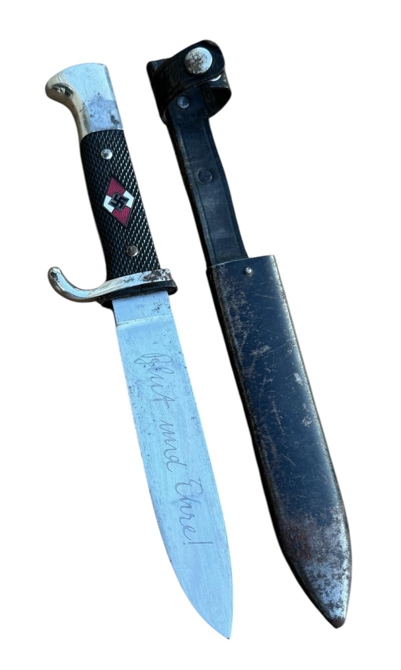 Hitler-Jugend Dagger with Motto