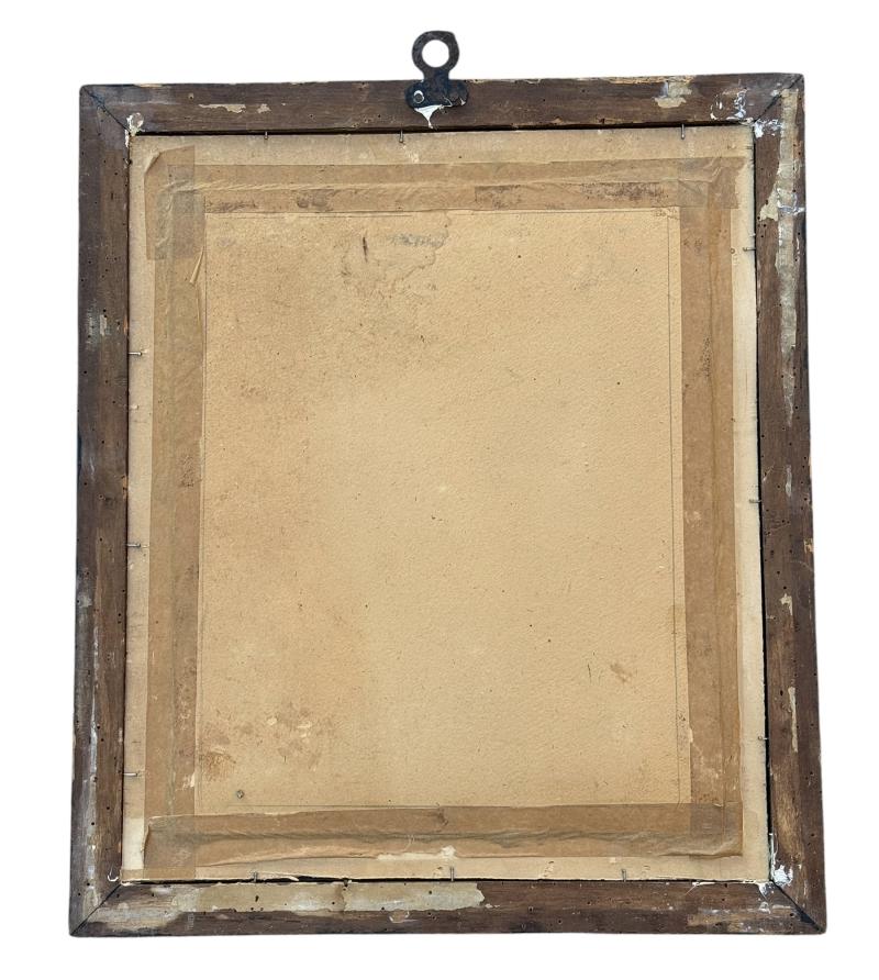 Framed WaffenSS Polizei Soldiers Portrait Photograph