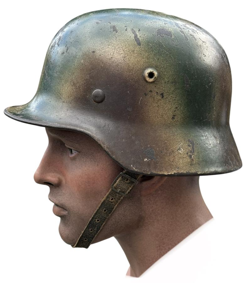 Wehrmacht M40 “Normandie” camo Helmet