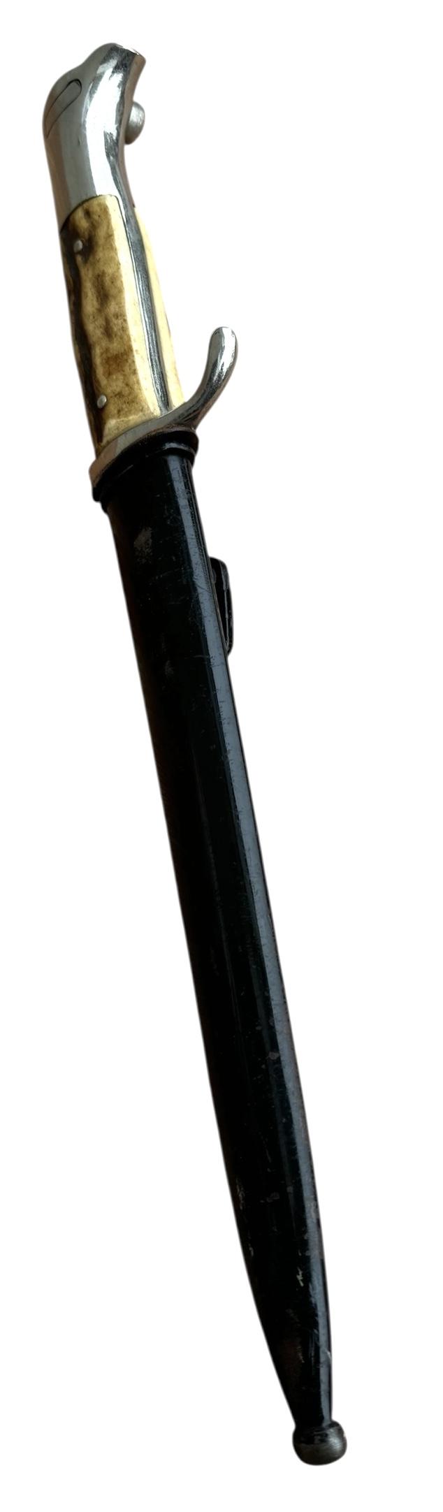 Wehrmacht Dress Bayonet with Stag Horn Grips