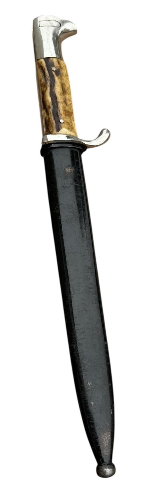 Wehrmacht Dress Bayonet with Stag Horn Grips