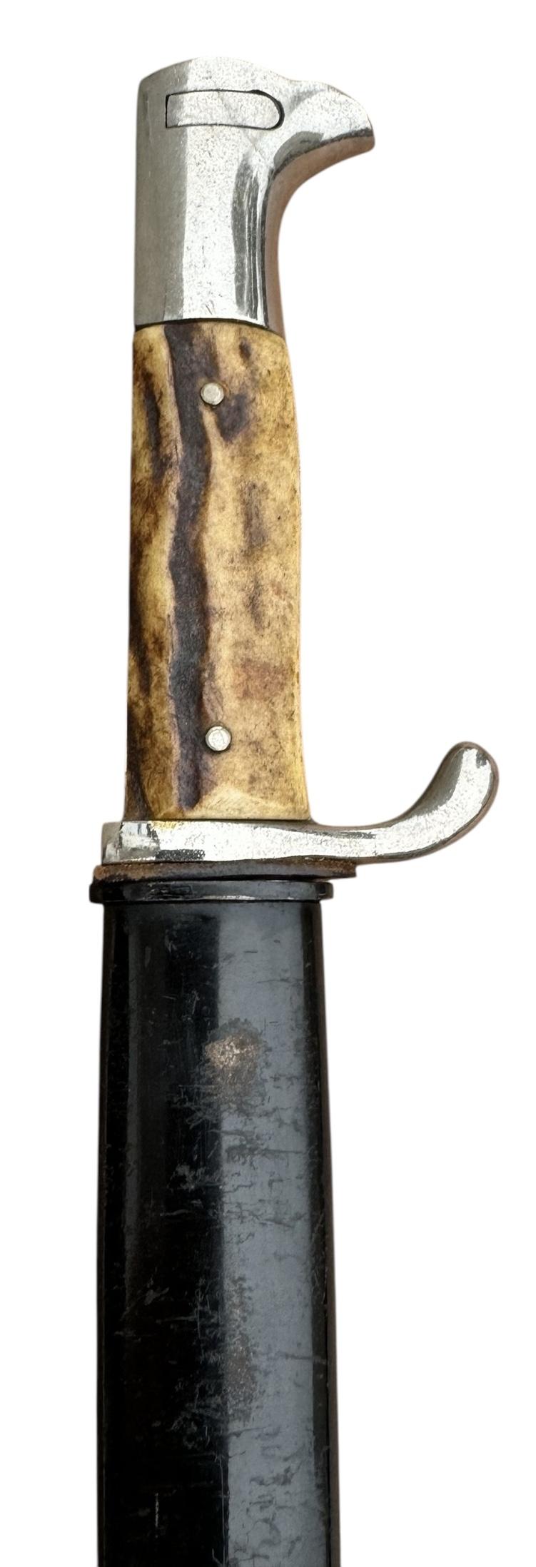 Wehrmacht Dress Bayonet with Stag Horn Grips