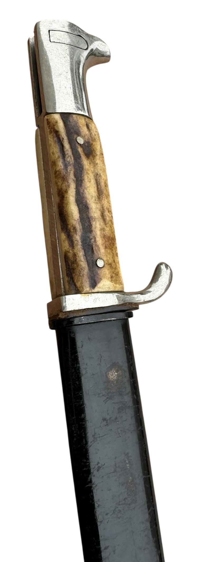 Wehrmacht Dress Bayonet with Stag Horn Grips