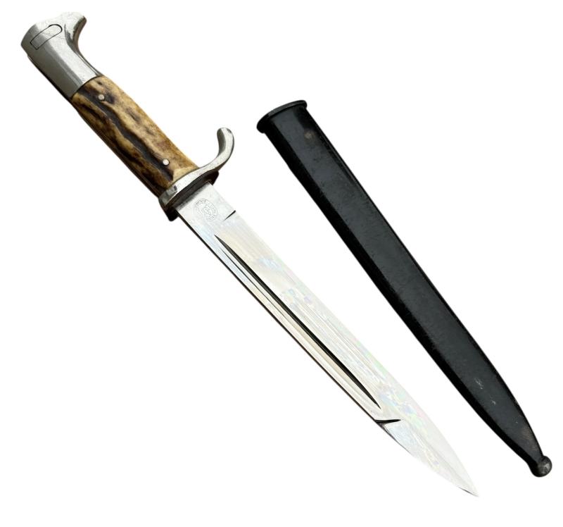Wehrmacht Dress Bayonet with Stag Horn Grips