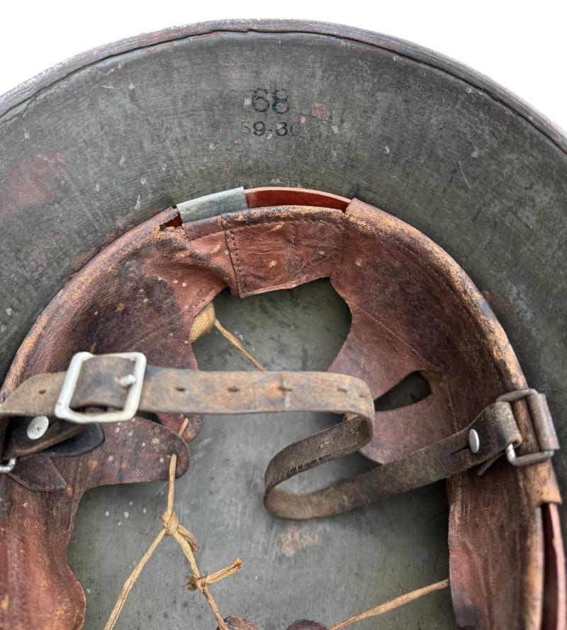 Rare re-issued M16/18 Wehrmacht Helmet SD with M25/27 liner