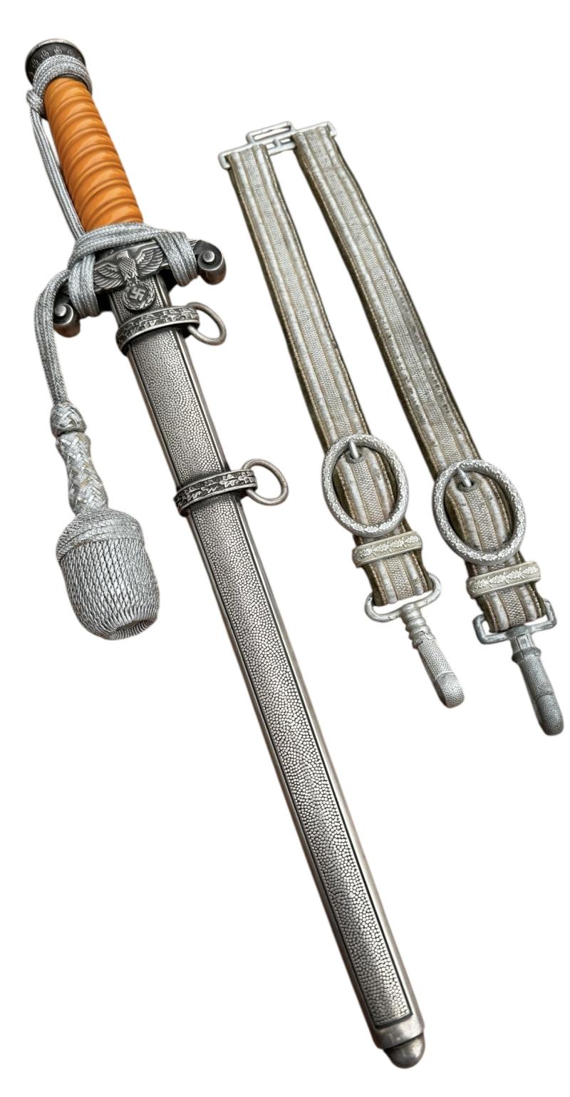 Wehrmacht Officers Dagger with Porte Pé & Hangers