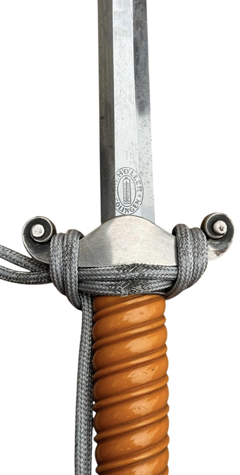 Wehrmacht Officers Dagger with Porte Pé & Hangers