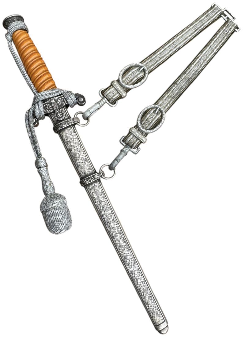 Wehrmacht Officers Dagger with Porte Pé & Hangers