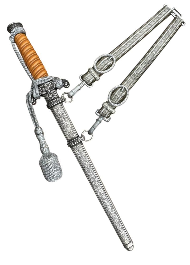 Wehrmacht Officers Dagger with Porte Pé & Hangers