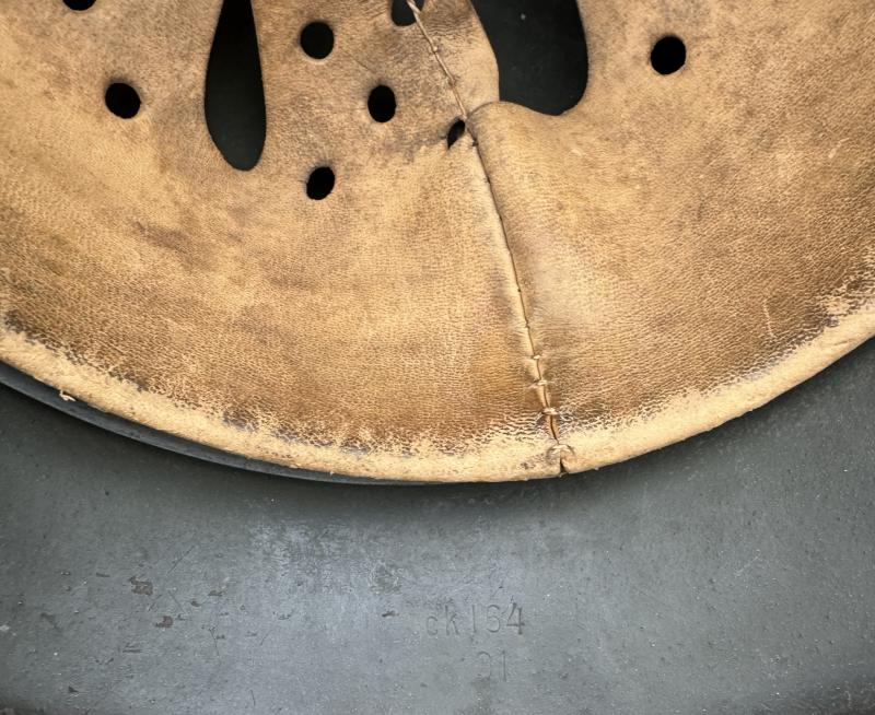 Nice used Wehrmacht M42 SD helmet.