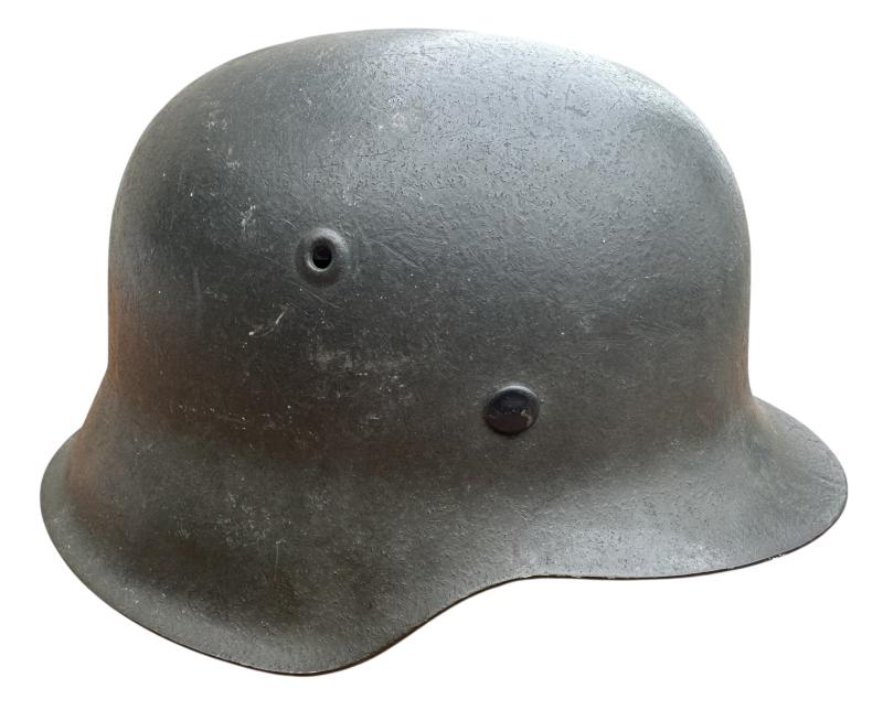 Nice used Wehrmacht M42 SD helmet.