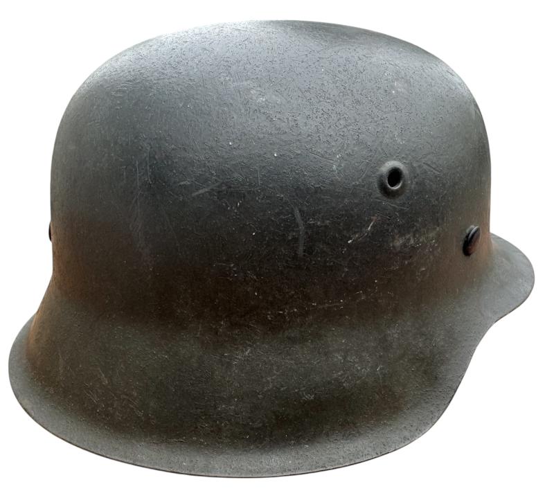 Nice used Wehrmacht M42 SD helmet.