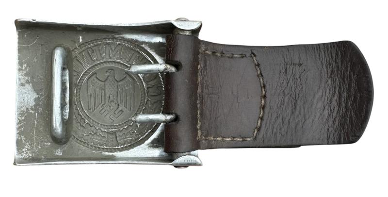 Wehrmacht Belt with Aluminium Belt Buckle with Tab