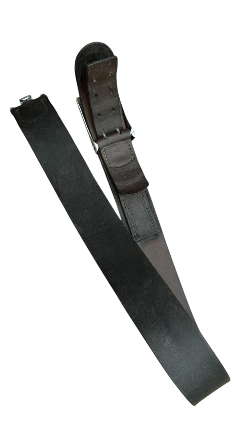 Wehrmacht Belt with Aluminium Belt Buckle with Tab
