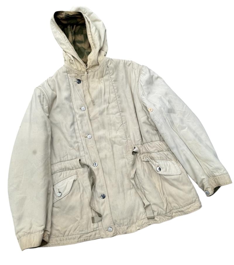 Wehrmacht/Luftwaffe reversable Water-Tan camo Parka