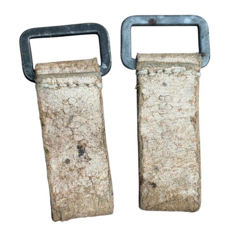 2 Wehrmacht/Luftwaffe Light Brown D-Ring Straps