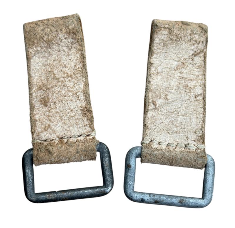 2 Wehrmacht/Luftwaffe Light Brown D-Ring Straps