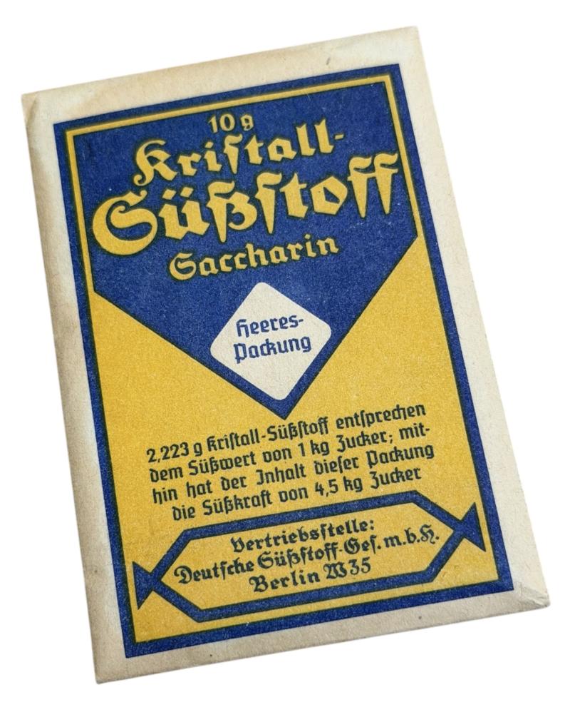 Third Reich era Sweetener for Drinks