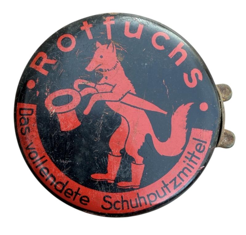 German WW2 era Shoe Polish Can