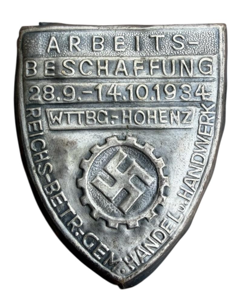 DAF Badge Arbeits-Beschaffung 1934