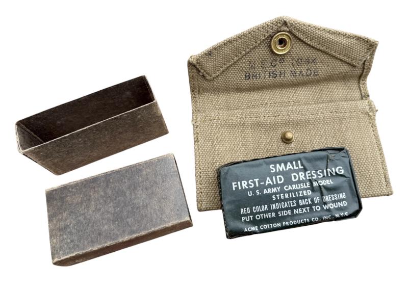 US WW2 First Aid Kit in Pouch (British made)