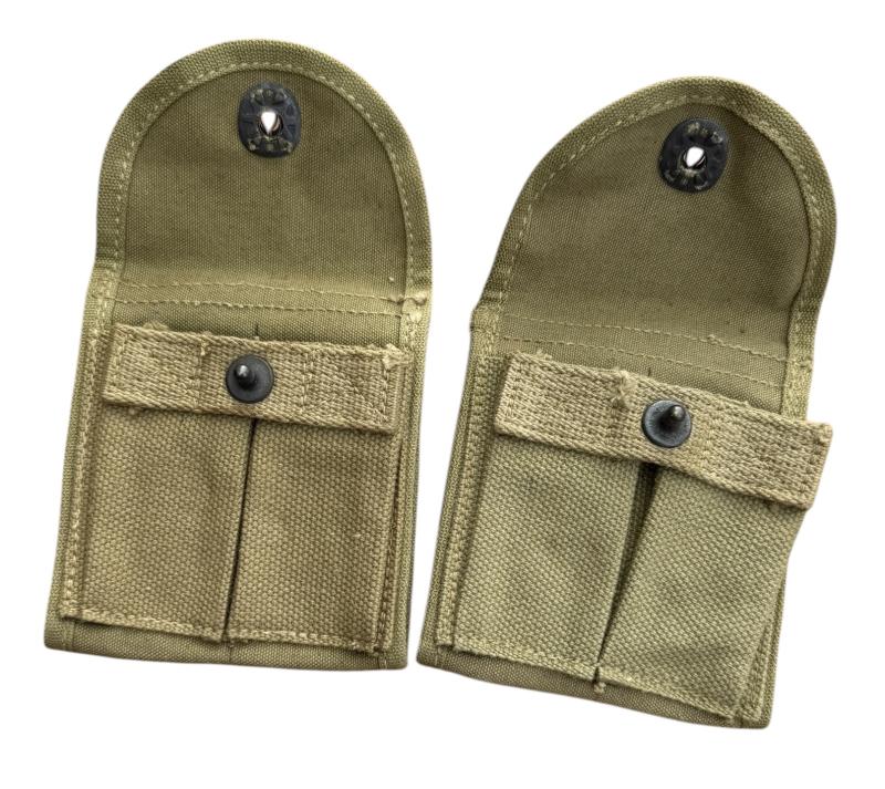 2 US WW2 Cal. 30 M1 Magazine Pouches