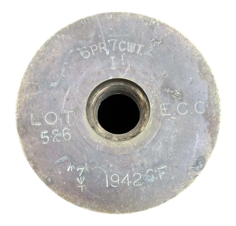British WW2 6 Ponder Grenade Shell