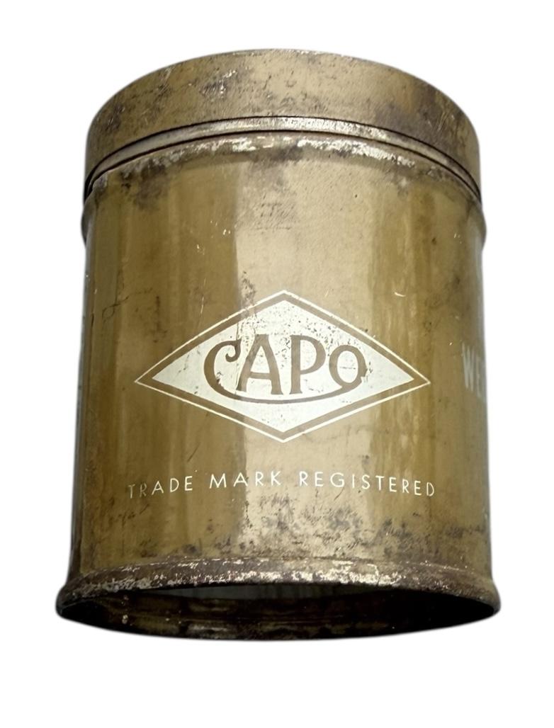 Canadian WW2 metal can Respirator Anti Gas