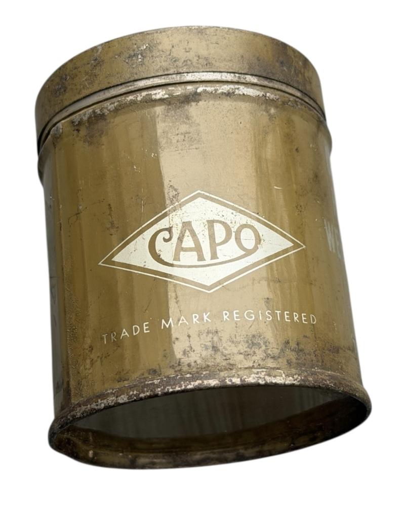 Canadian WW2 metal can Respirator Anti Gas