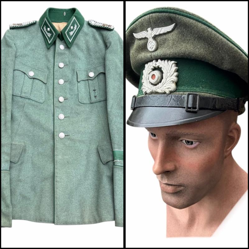 Third Reich Customs Tunic and Visor
