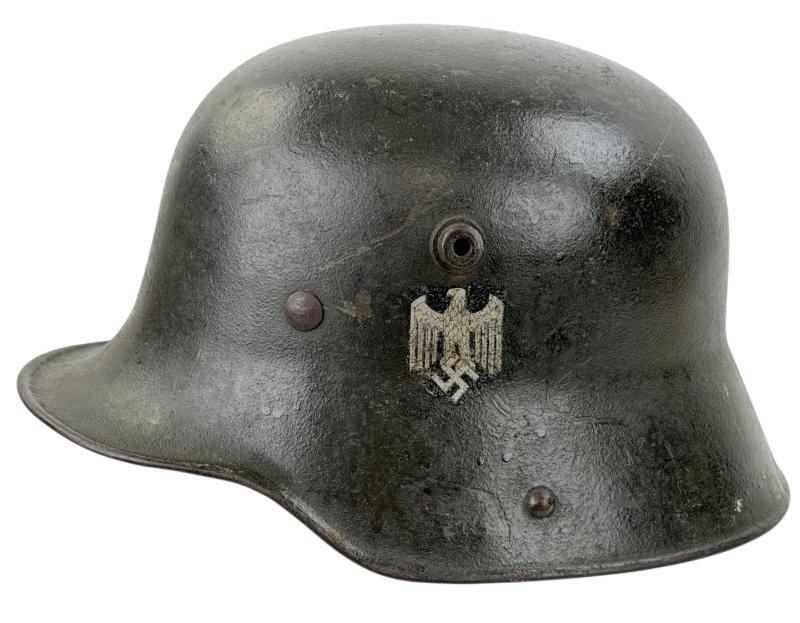 Wehrmacht re-issued M18 SD Helmet (Transitional)
