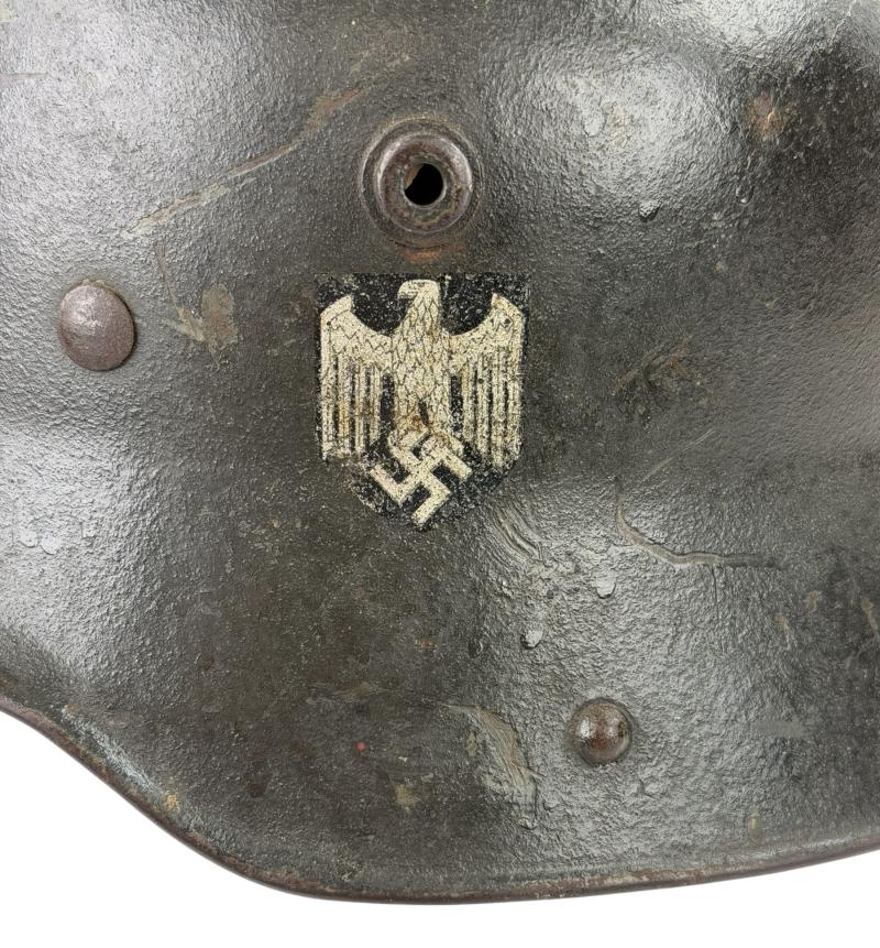 Wehrmacht re-issued M18 SD Helmet (Transitional)