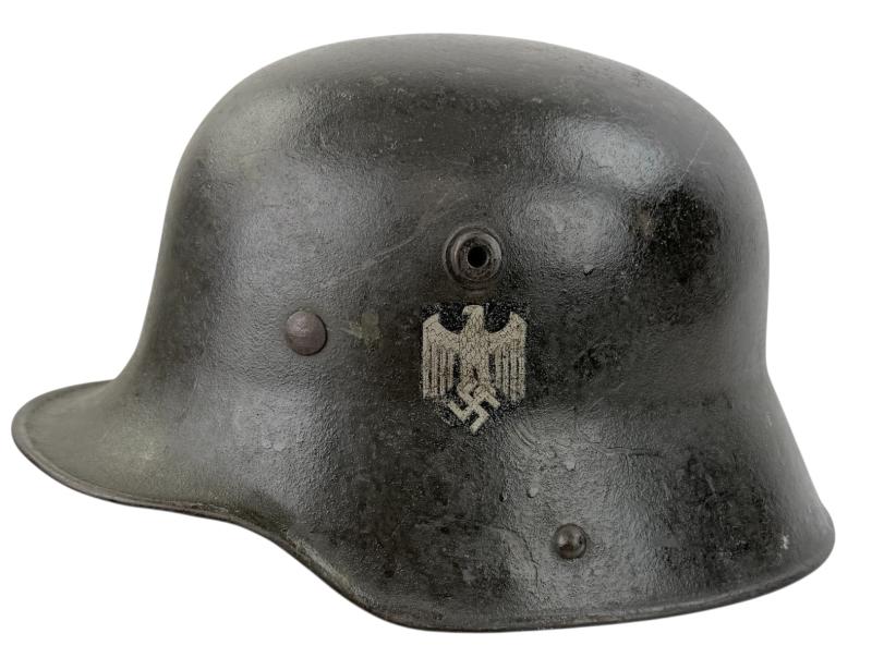 Wehrmacht re-issued M18 SD Helmet (Transitional)