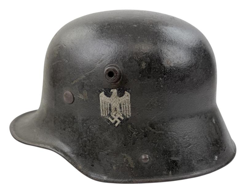 Wehrmacht re-issued M18 SD Helmet (Transitional)