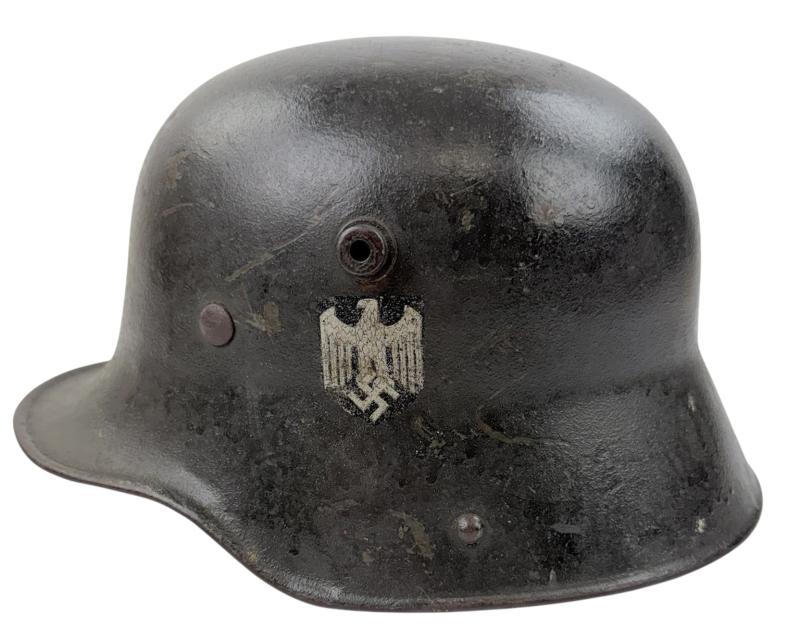 Wehrmacht re-issued M18 SD Helmet (Transitional)