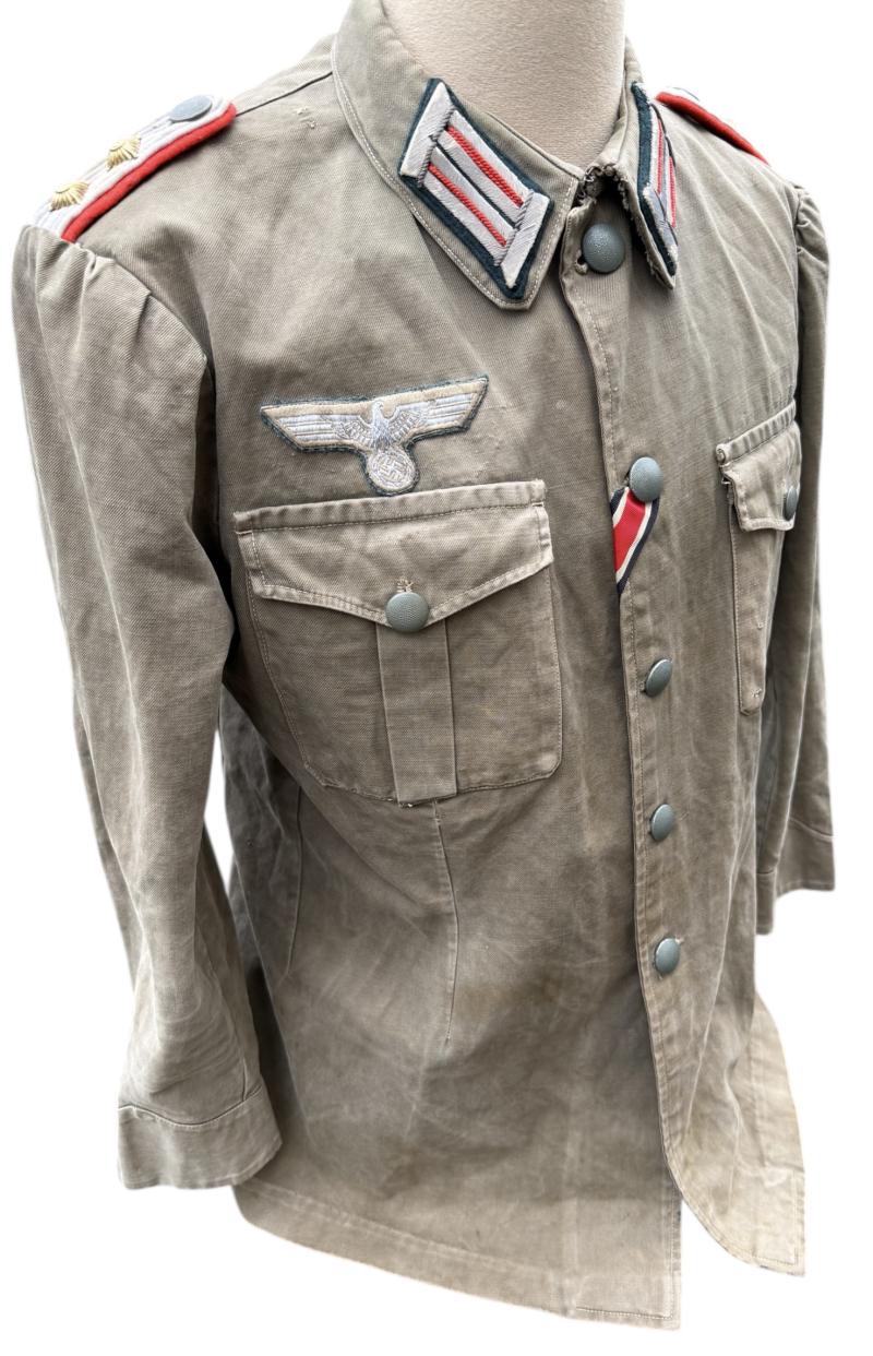 Wehrmacht Artillery Officers Summer Tunic