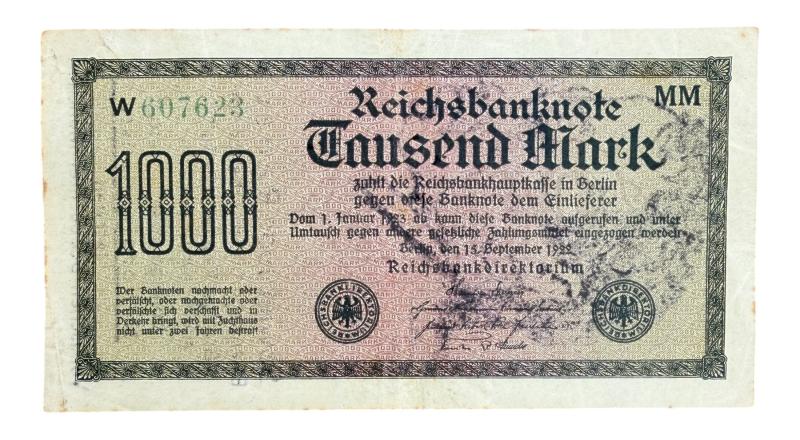 Third Reich Hate Banknote (Nazi Propaganda)