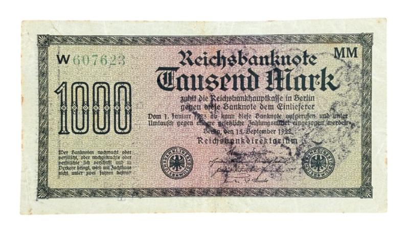 Third Reich Hate Banknote (Nazi Propaganda)