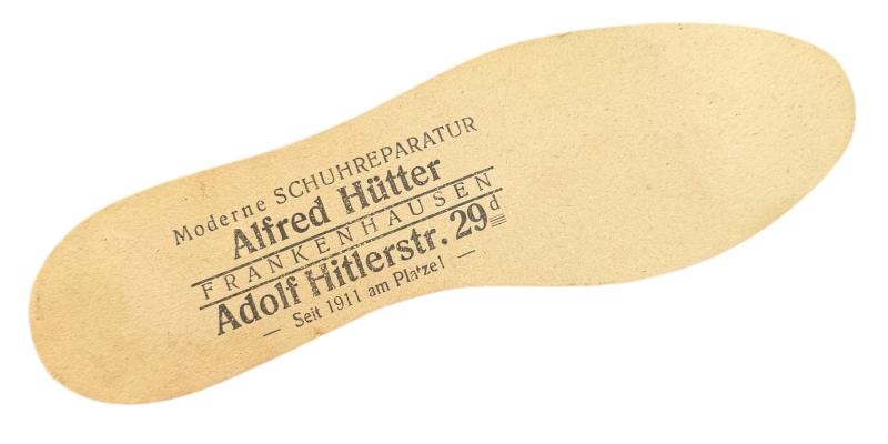 Third Reich Inner Shoe Sole