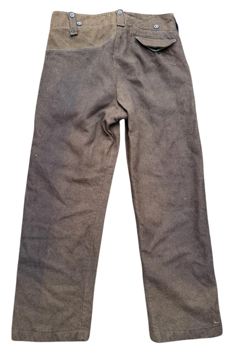 British WW2 Battle Dress, Cap & Trousers for German and Italian POW’s in the UK