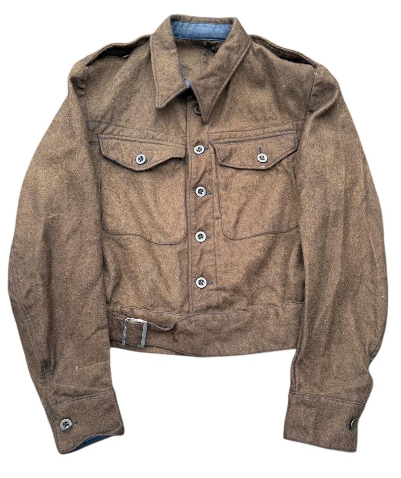 British WW2 Battle Dress, Cap & Trousers for German and Italian POW’s in the UK