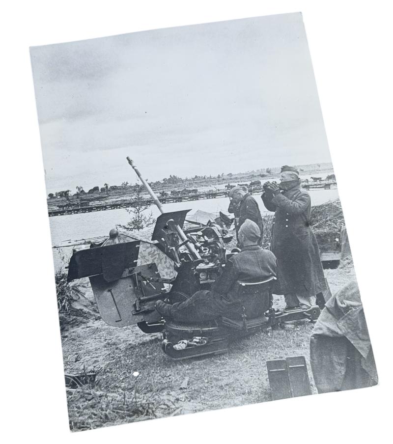 Luftwaffe Press Photographe 2cm Flak 38