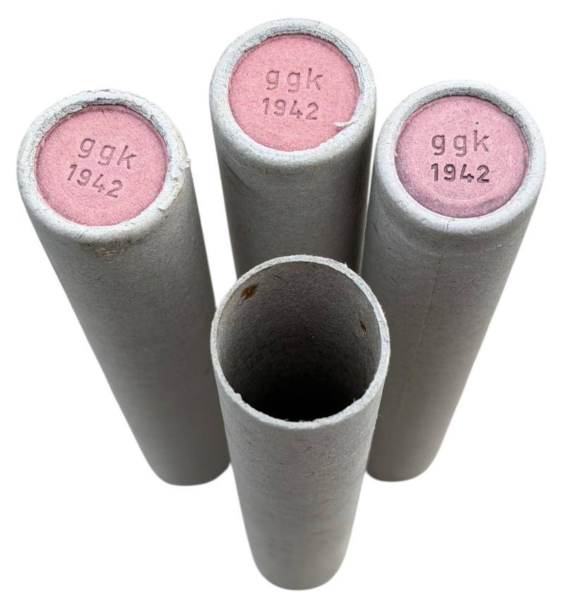 4 Clipboard Tubes for 2cm Oerlikon Canon Grenades