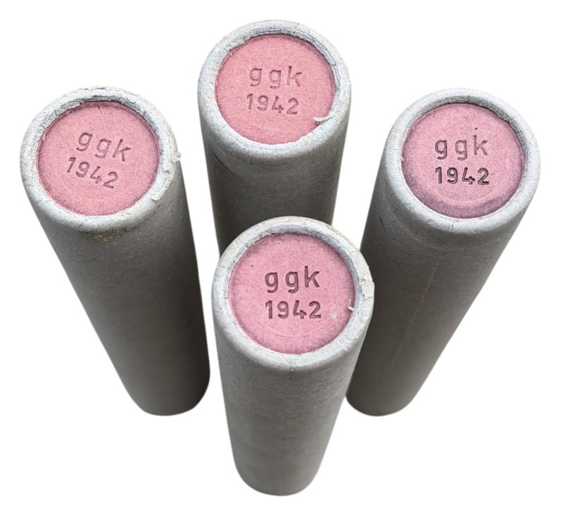 4 Clipboard Tubes for 2cm Oerlikon Canon Grenades