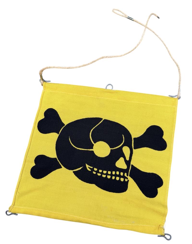 Wehrmacht Pionier Mine Warning Flag